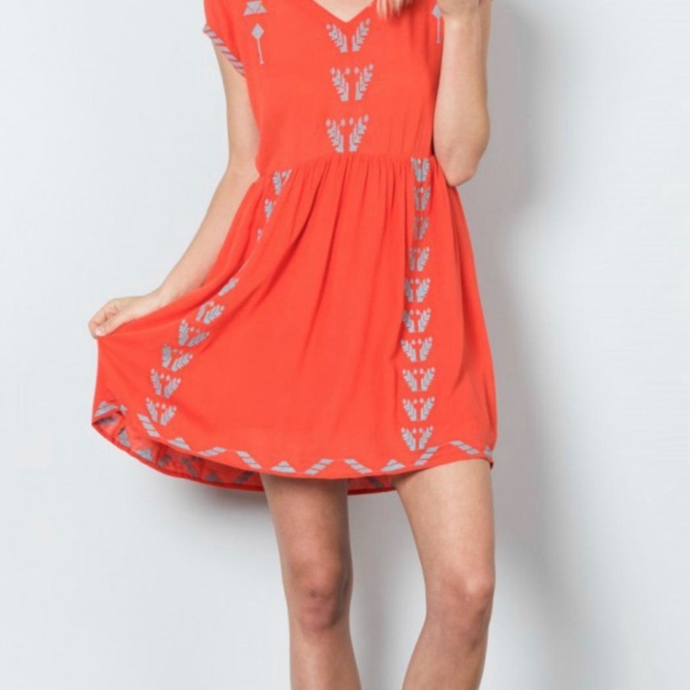 THML Embroidered Festival Dresd Size L